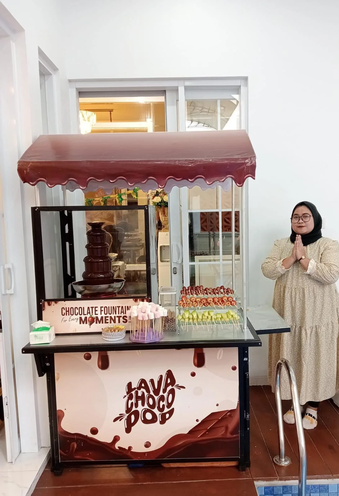 Booth Lava Choco Pop